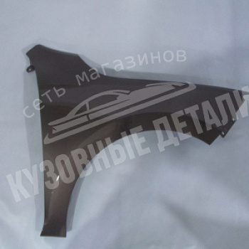 Крыло ПРАВОЕ без отв Skoda Rapid до 2020 4Q, H8Z, LH8Z, 4Q4Q Toffee Brown Коричневый