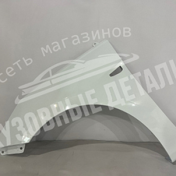 Крыло Hyundai Solaris 2017 ЛЕВОЕ PGU Crystal White Белый ОРИГИНАЛ