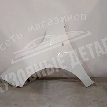 Крыло ЛЕВОЕ Skoda Rapid 0Q Pure White Белый