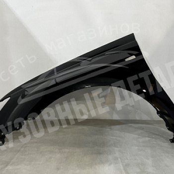 Крыло ЛЕВОЕ Mitsubishi Outlander 05- X42  Black Mica Черный