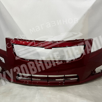 Бампер передний Chevrolet Сruze (09) GCS Velvet red Красный