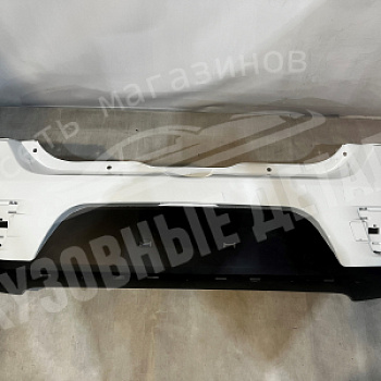 Бампер задний Renault Sandero (2014) Stepway 369 Blanc Glacier Белый