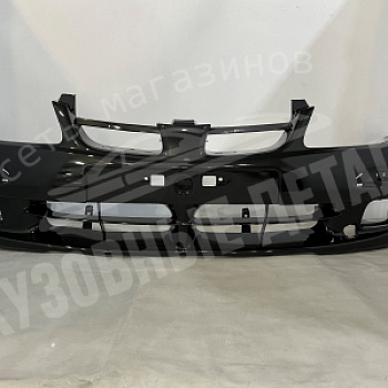 Бампер передний Nissan Almera N16 дорест Z11 Black Met Черный металлик