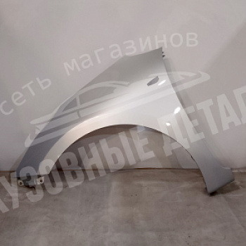 Крыло ЛЕВОЕ Kia Ceed JD с отв KCS  Sparkling Silver Серебристый