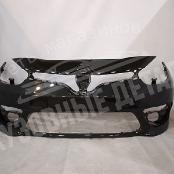 Бампер передний Renault Fluence (13-) 676 Noir Nacre Черная жемчужина