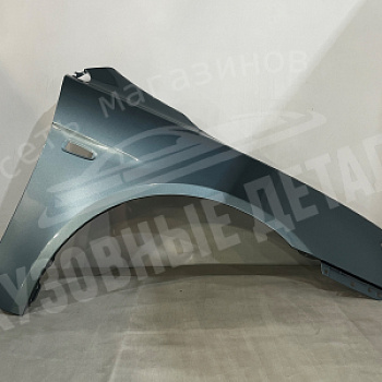 Крыло ПРАВОЕ Mitsubishi Lancer (10) A86 Greenish Silver Серо-зеленый