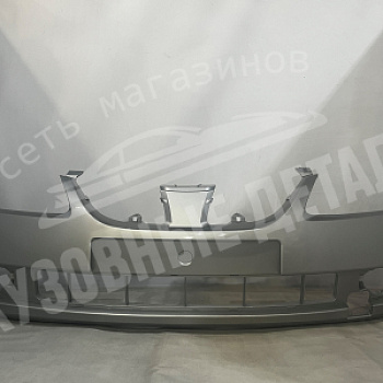 Бампер передний Nissan Almera N16 KY0 Bright Silver Серебристый