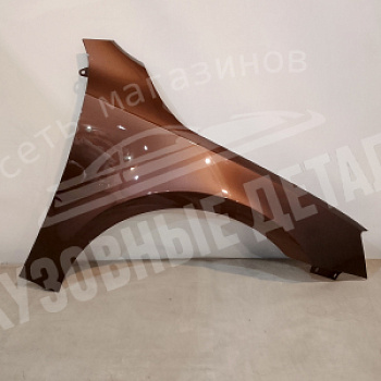 Крыло ПРАВОЕ Skoda Octavia A7 рест LF8Z, 4L4L Topaz Brown Коричневый