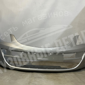 Бампер передний Opel Corsa D 2011-2014 2AU Star Silver Серебристый