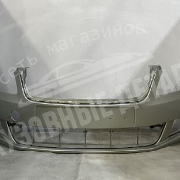 Бампер передний Skoda Fabia (10-15)  LR7L 7B7B Silver Leaf