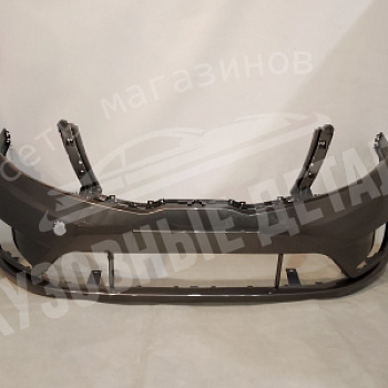 Бампер передний Kia Rio SAE Carbon Grey Серый ОРИГИНАЛ
