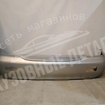 Бампер задний Mitsubishi Lancer IX с отв под ПТФ A31B Cool Silver Серебристый