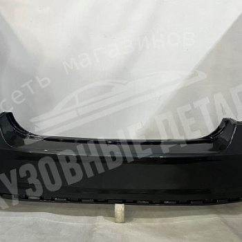 Бампер задний Skoda Rapid LF8J, 9J9J Anthrazit Серый