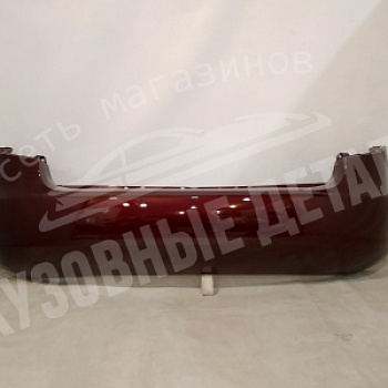 Бампер задний Skoda Fabia (07-10) X7X7 Rosso Brunello