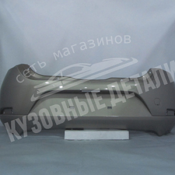 Бампер задний Renault Sandero (2014) KNM Gris Basalte Бежевый