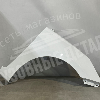 Крыло Hyundai Solaris ПРАВОЕ без п/п PGU Crystal White Crystal White Белый