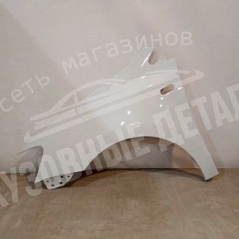 Крыло ЛЕВОЕ Volkswagen Polo LB9A, B4   Candy White белый
