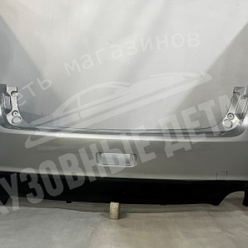 Бампер задний Mitsubishi ASX (2012-2020) U04 Dark Silver серебристый