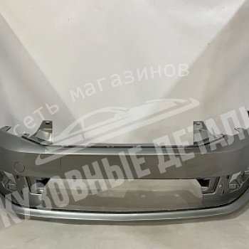 Бампер передний Volkswagen Polo (2015) 8E8E LA7W A7W Brilliant Silver Серебристый