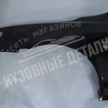 Крыло ЛЕВОЕ Mitsubishi Lancer (10) X42 Black Mica Черный