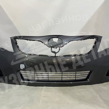 Бампер передний Toyota Camry V40 рест 1G3 Magnetic Grey Серый металлик с отв под омыв.
