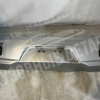 Бампер задний Kia Picanto (11-15) 3D Bright Silver Серебристый