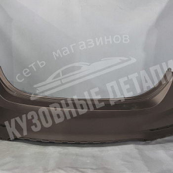 Бампер задний Hyundai Solaris (2017) S4N Sienna Brown Коричневый