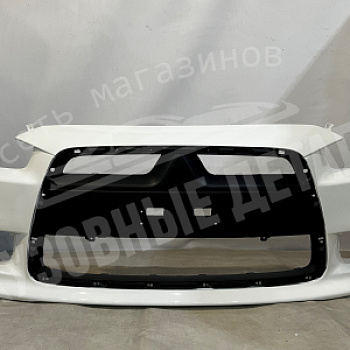 Бампер передний Mitsubishi Lancer (10) рестайлинг W37 Белый