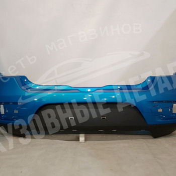 Бампер задний Renault Sandero (2014) Stepway RPL Azur Blue