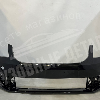 Бампер передний Skoda Octavia A7 под омыв. 2T, C9X Черный перламутр