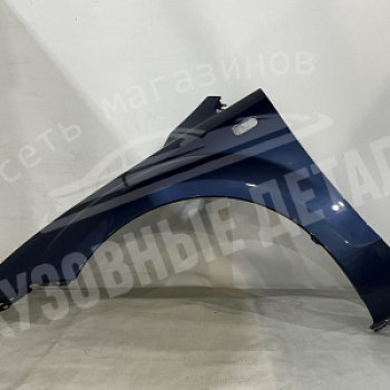 Крыло Ford Focus 2 дорест ЛЕВОЕ 5DVE Jeans (met) Голубой