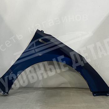 Крыло Hyundai Solaris 2017 ПРАВОЕ BE7 galaxy blue pearl синий