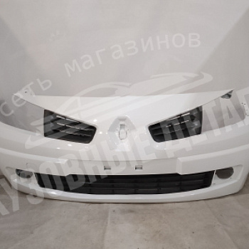 Бампер передний Renault Megane 2 рест 369 Blanc glacier