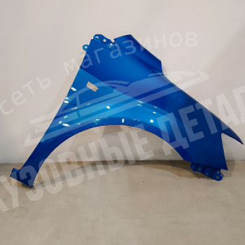 Крыло ПРАВОЕ Chevrolet Aveo T300 GQM Boracay Blue Синий