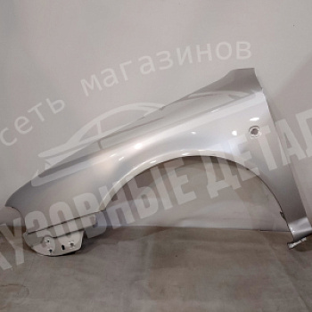 Крыло ЛЕВОЕ Skoda Octavia A4 1B, LF7T Diamant Серебристый металик
