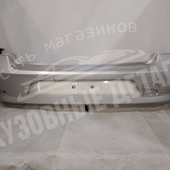 Бампер задний Renault Logan Фаза 2 D69 Gris Platine серебристый