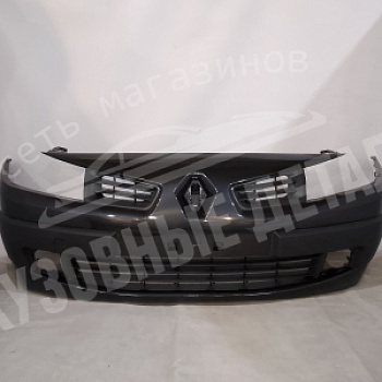 Бампер передний Renault Megane 2 рест B66 Gris Eclipse