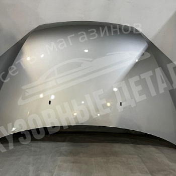 Капот Ford Focus 2 дорест 2431C Moondust Silver Серебристый металлик