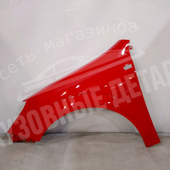 Крыло ЛЕВОЕ Opel Astra H 79U, 547, GQY, G0A Magma red красный