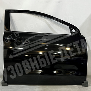 Дверь передняя ПРАВАЯ Kia Rio MZH Phantom Black Черный перламутр