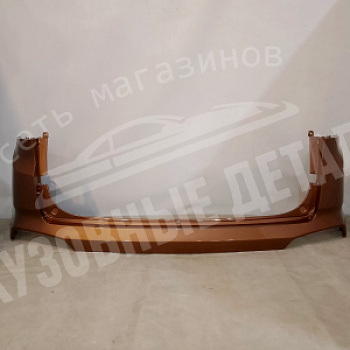 Бампер задний Hyundai Creta верх. часть P4N Earth Brown Коричневый