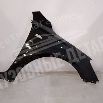 Крыло ПРАВОЕ Kia Ceed с отв 1K Black Pearl Черный