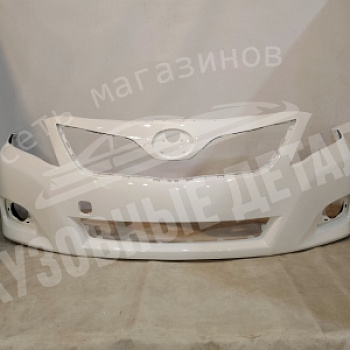 Бампер передний Toyota Camry V40 рест 040 Pure White Белый