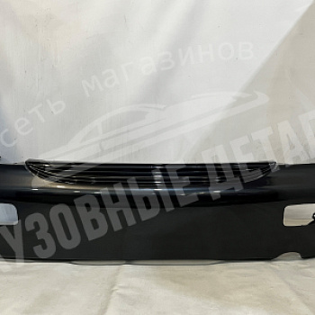 Бампер задний Mitsubishi Lancer IX с отв под ПТФ A02 Dark Grey Черно-серый