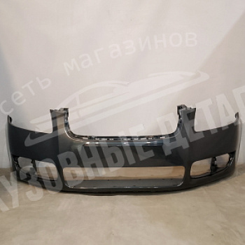 Бампер передний Skoda Fabia (07-10) LF8J, 9J9J Anthrazit Серый