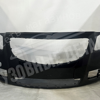 Бампер передний Opel Insignia под омыв GAR Carbon Flash Черный