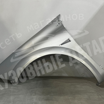 Крыло Renault Megane 2 ЛЕВОЕ D69 Gris Platine Серебристый