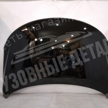 Капот Kia Cerato (08-12) ABP Aurora Black Pearl чёрный