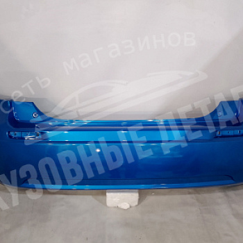 Бампер задний Suzuki SX-4 HBK (2006-2016) ZCW Kashmir Blue Синий