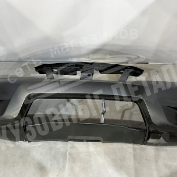 Бампер передний Nissan Terrano 2014- KAD Grey, Gun Metallic Темная сталь